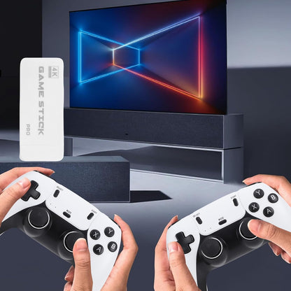 Drahtlose Retro-Gaming-Konsole Mit Über 12.000 Spielen, 4K-Ausgabeunterstützung, Kompatibel Mit Fernseher, Projektor Und Display (64G)