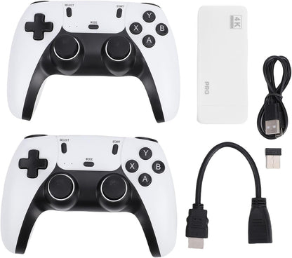 Drahtlose Retro-Gaming-Konsole Mit Über 12.000 Spielen, 4K-Ausgabeunterstützung, Kompatibel Mit Fernseher, Projektor Und Display (64G)